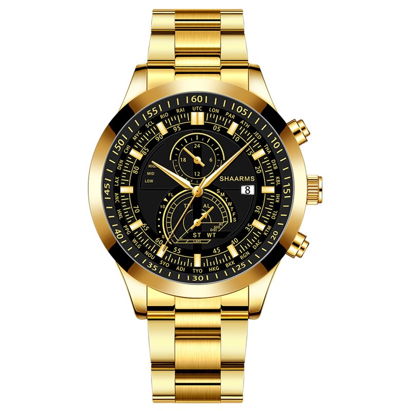 Relógios de quartzo Dourado