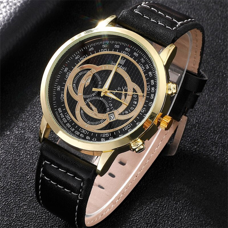 Relógio Luxury Men Dourado